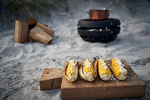 Mit der Aduro Feuerschale köstliches Essen und Snacks zubereiten