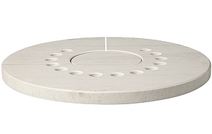 Dekorationstopplatte aus Kalkstein für Aduro Hybrid 